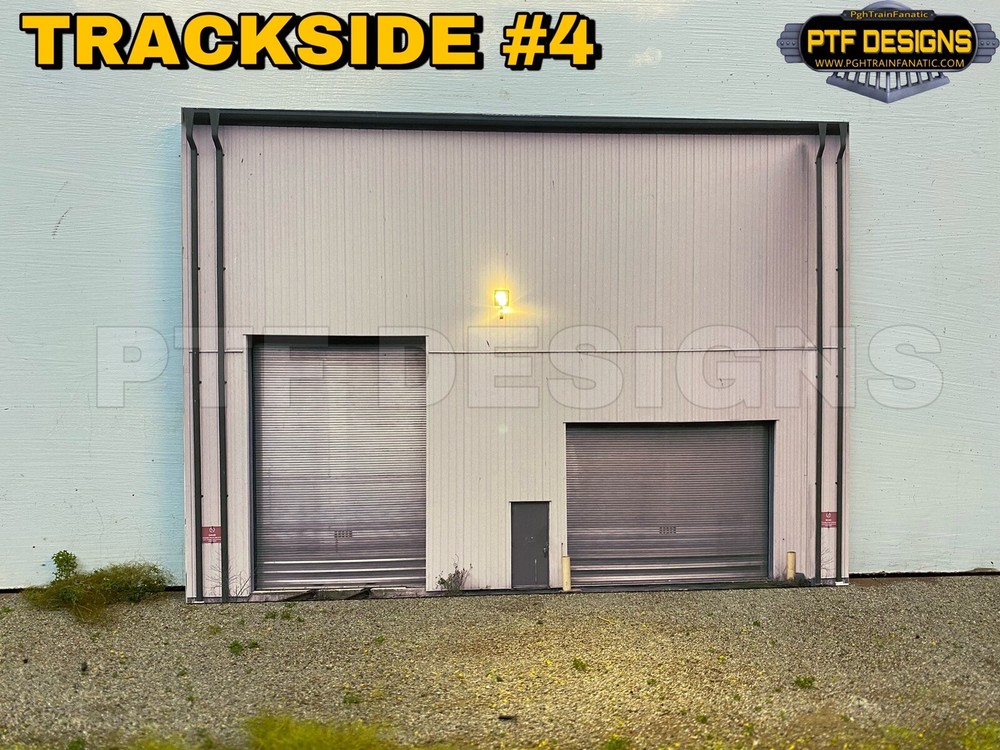 O Scale Trackside #4 Building Flat/Front Warehouse  MTH Lionel