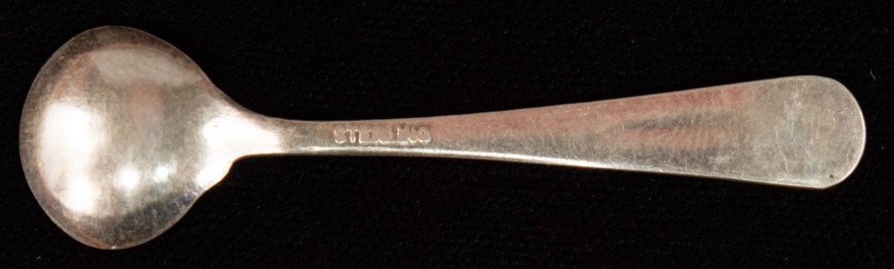 Sterling Silver Salt Cellar Spoon 3.2gr