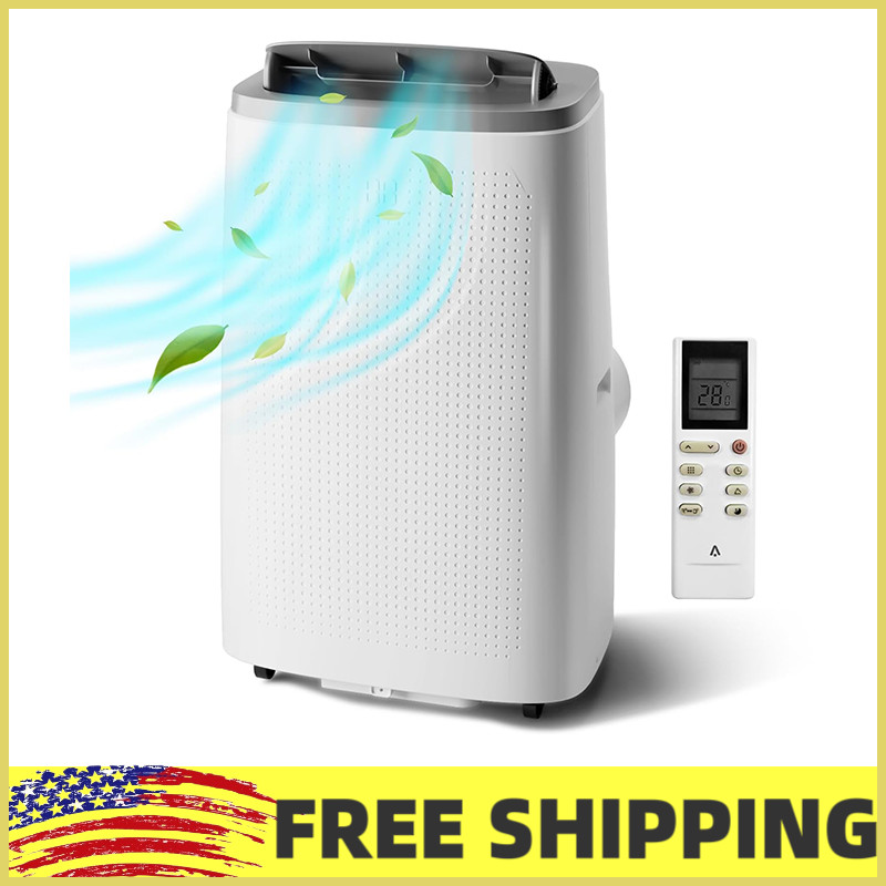 Portable Air Conditioner 14000 BTU Cools Up to 750 Sq. Ft W/Sleep Mode & Remote