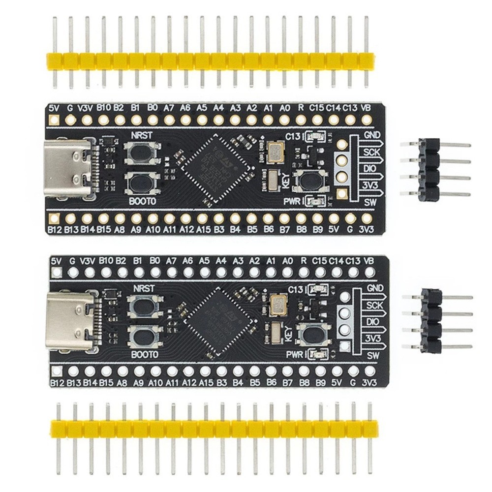 STM32F401CCU6 Embedded Learning Board with BOOT Settings and MicroPython