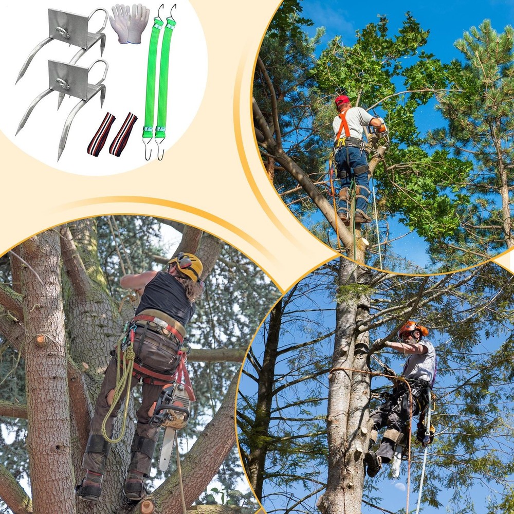 Climbing Spikes Climbing Spikes For Tree Work Secure Fit Portable