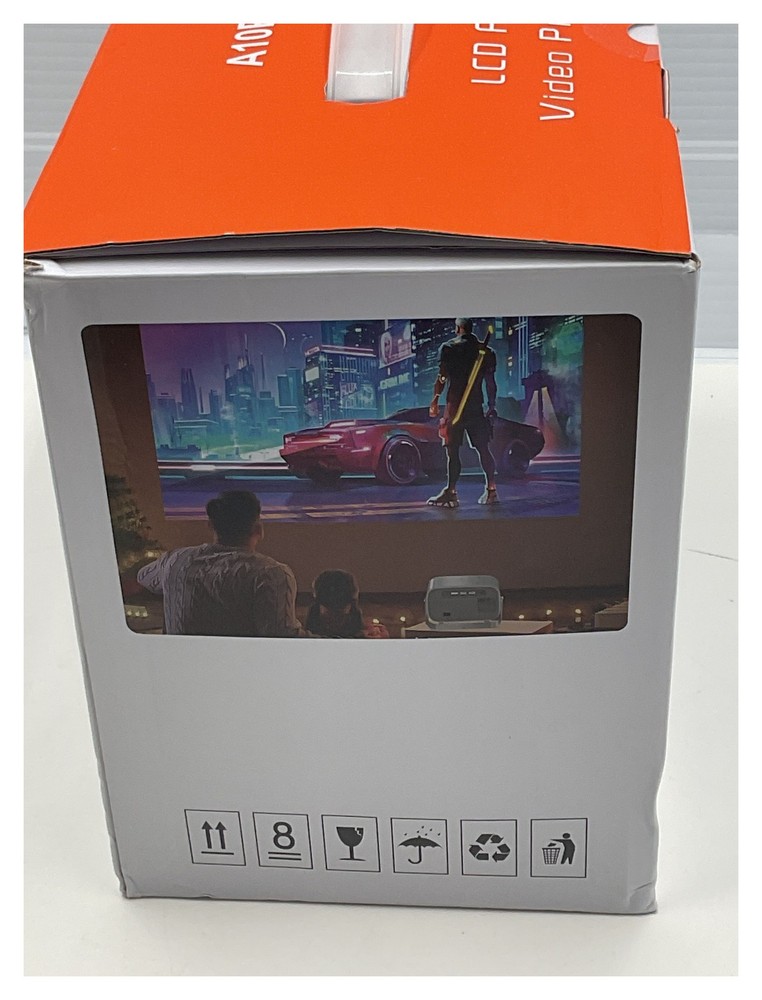 A10PLUS Mini Projector 4K Support Android 13 WiFi 6 BT5.0 Black