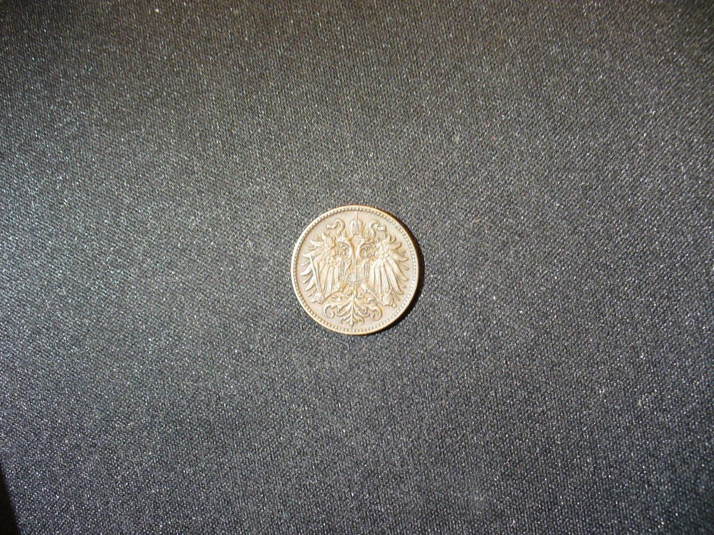 Austria 1896 2 Heller Coin