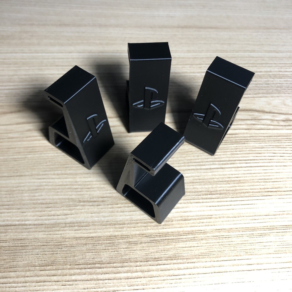 PS4 Slim Riser Feet - Helps Improve Cooling / Organizer - 3D Printed