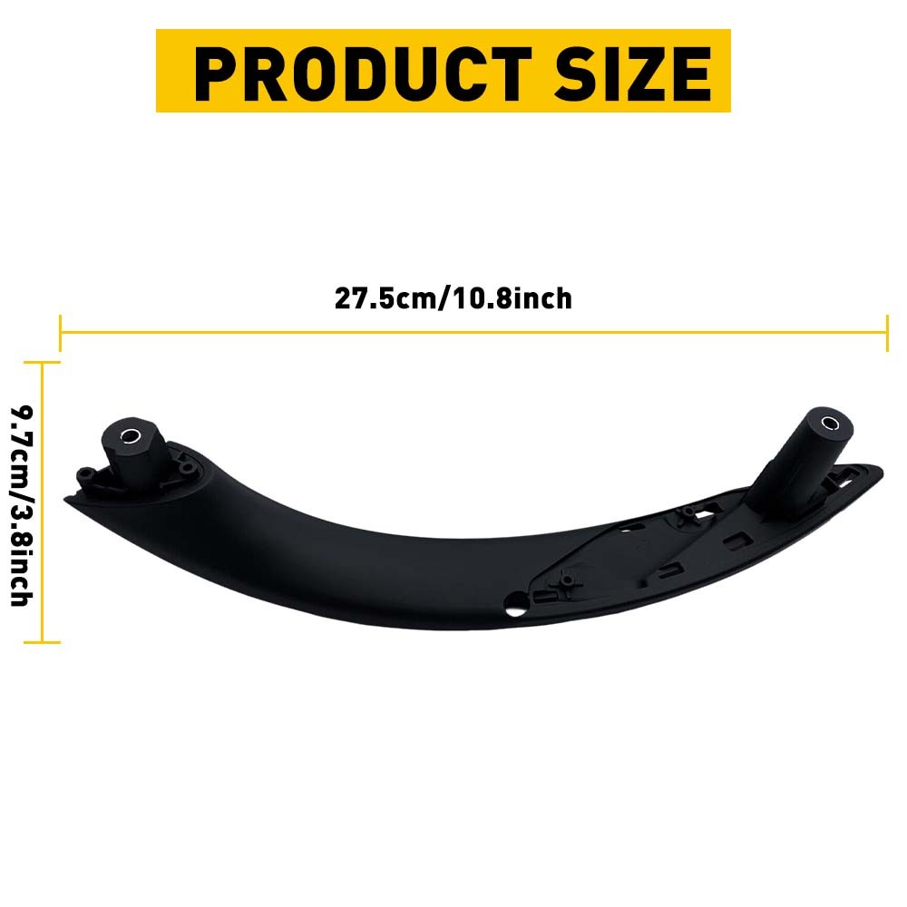 2PCS Front Right and Left Door Handle Pull Armrest For 2014-2016 BMW 335i GT