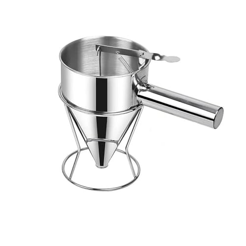 20 OZ Multi-Functional Pancake Batter Dispenser, Multi-Caliber Stainless 600ml