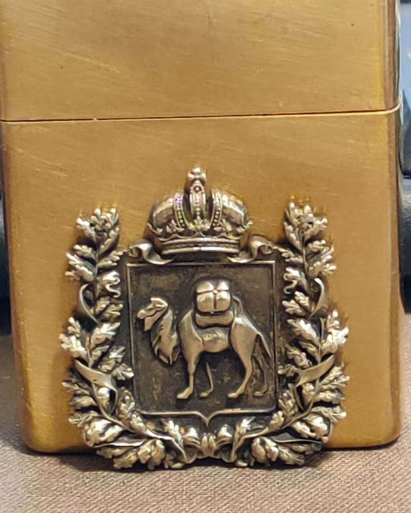 1 piece Lighter accessories Brass Camel Crown DIY sticker