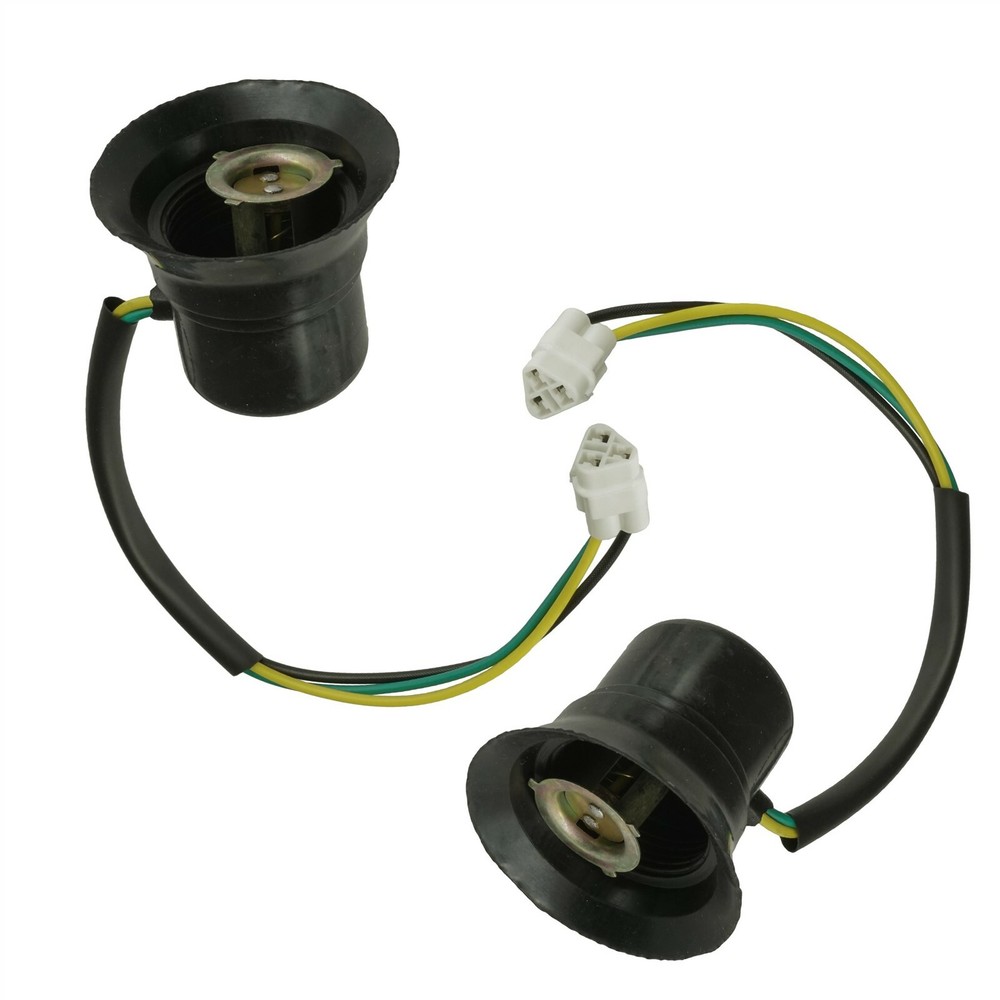 2x Headlight Socket Cord For Yamaha KODIAK 400 YFM400A 1999-2002