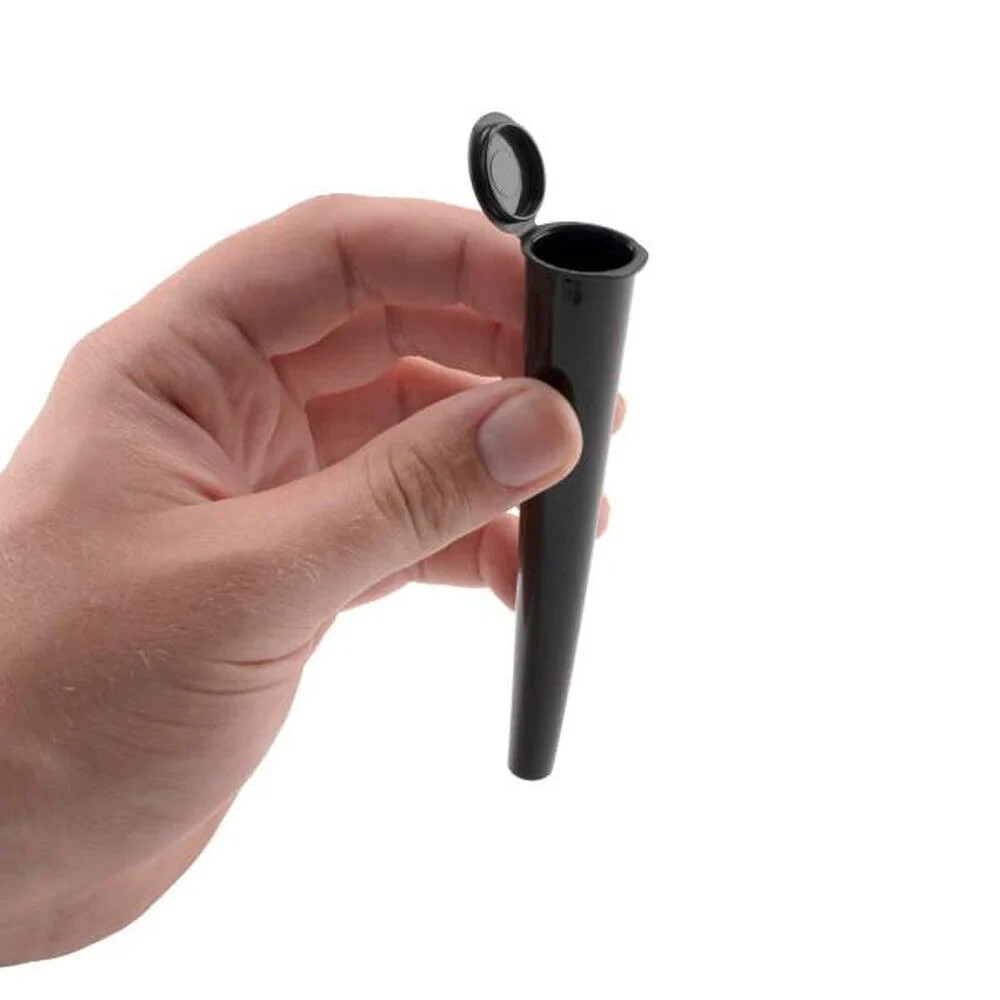 Authentic RAW Classic 1 1/4 Size Pre-Rolled Cone 100 Pack & Lighter & 5 Tubes