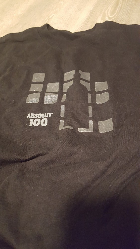 Absolut 100 / Absolut Vodka shirt / tshirt collection black