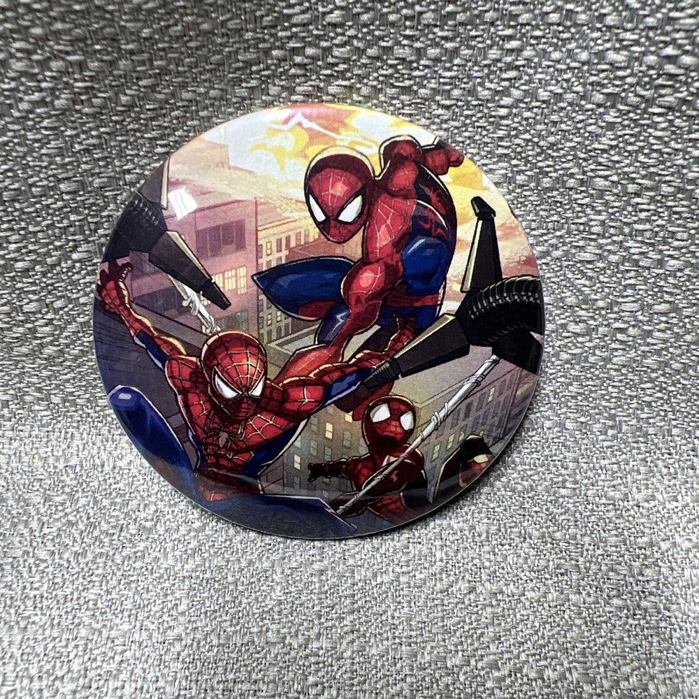 Spider-Man Button Pin Marvel Superhero 3 Inches