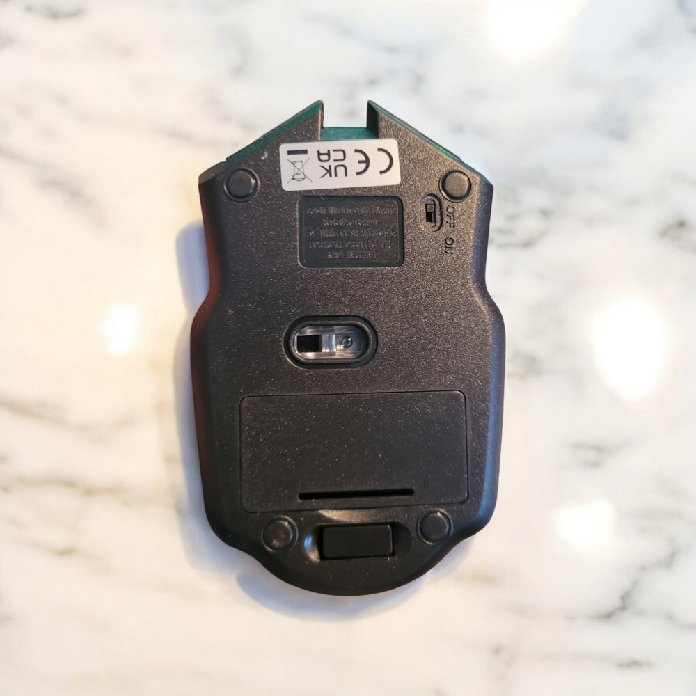 Red & Black USB Wireless Mouse W Receiver And Batteries