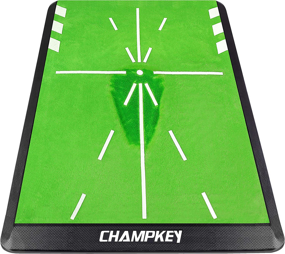 Heavy-Duty Golf Hitting Mat - Swing Path Feedback Golf Practice Mat 13" x 17"