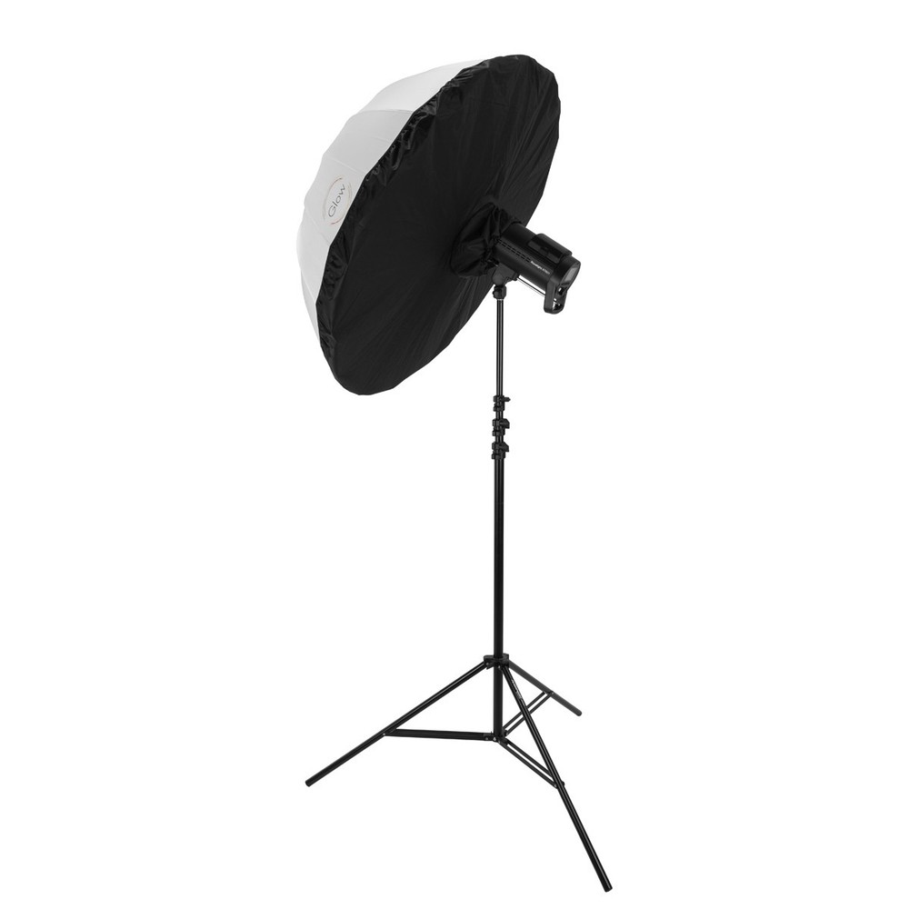 Glow Easy Lock 41" Translucent Umbrella Black Panel