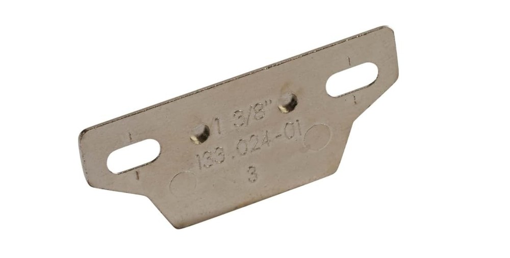 1 3/8" Overlay Compact 33 Edge Mount Mounting Plate