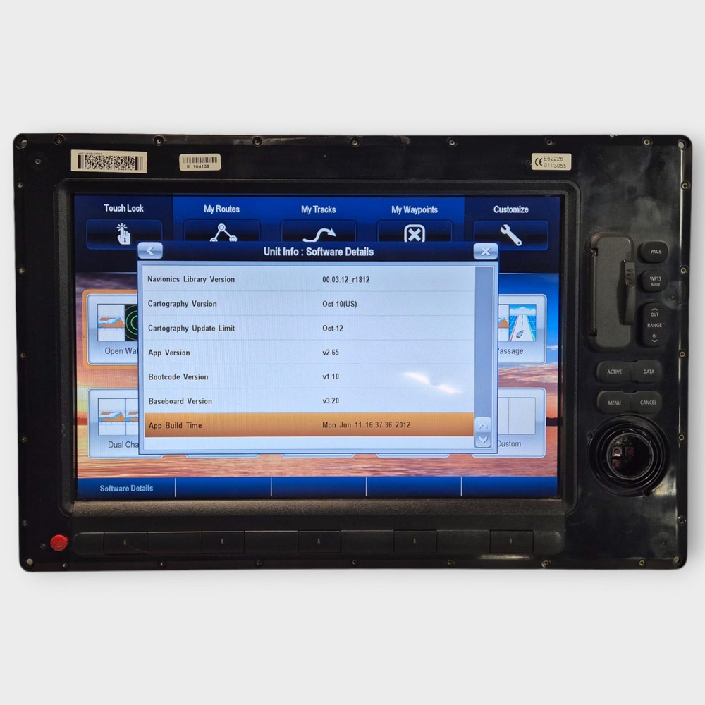 Raymarine E140W Power & Main Board PCB Pack for Widescreen Display E62226 Tested