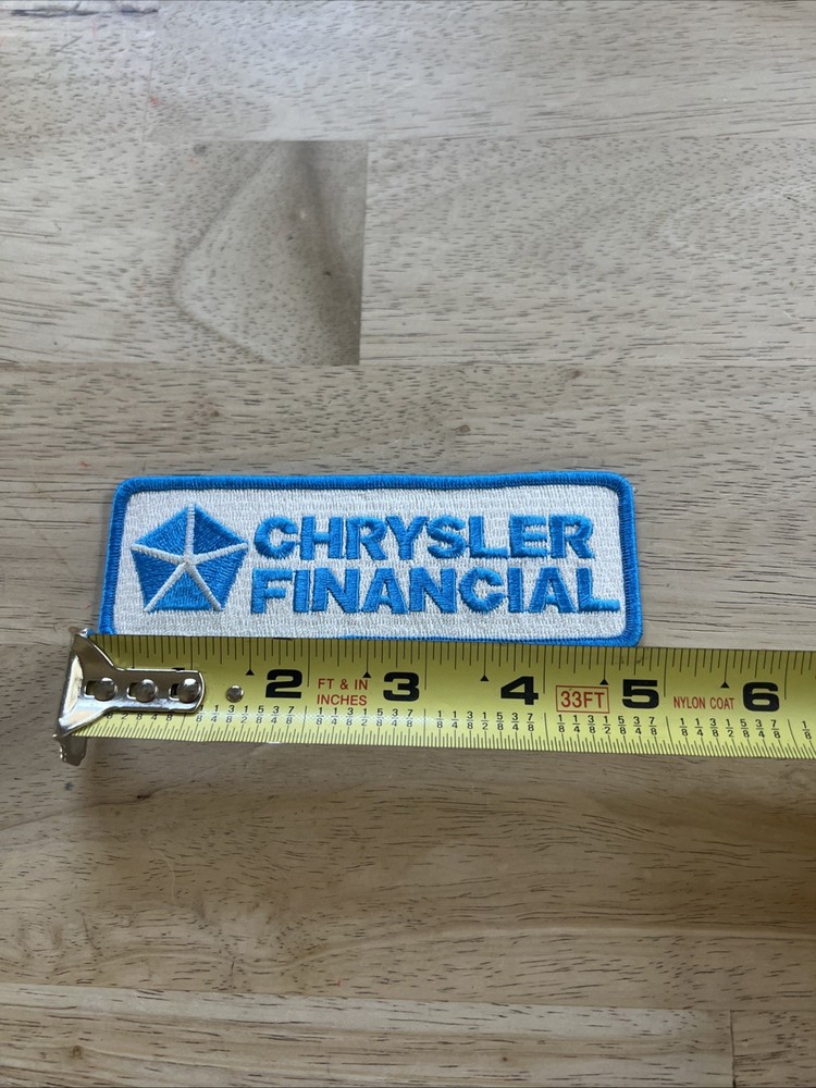 Vintage Chrysler financial patch. NOS