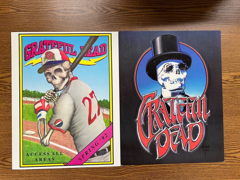 Greatful Dead Giant Postcards 1999 & 2000