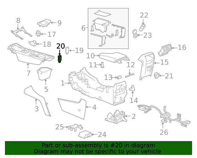 Genuine GM Auxiliary Jack 13319735