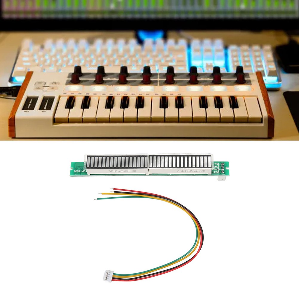 DIY Sound Level Indicator With 32 Bit 8 Effects Display Visualizer Adjustable⭐