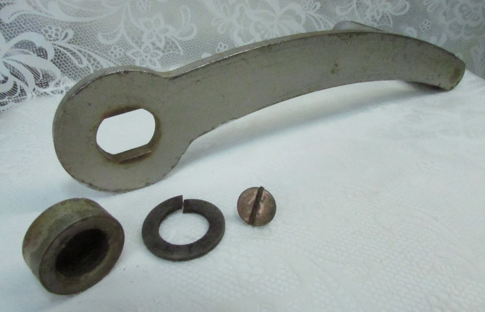 Vintage Paymaster Series S-550 ADDING MACHINE Check Writer CRANK HANDLE Lever