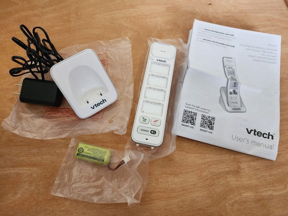 Vteach SN5307Amplfied Accessory Handset with Picture Dial Button