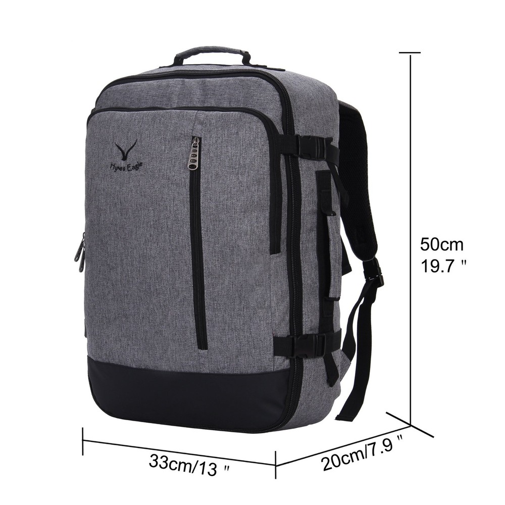 Hynes Eagle 38L Flight Approved Carry on Backpack Travel Suitcase Packing Cubes