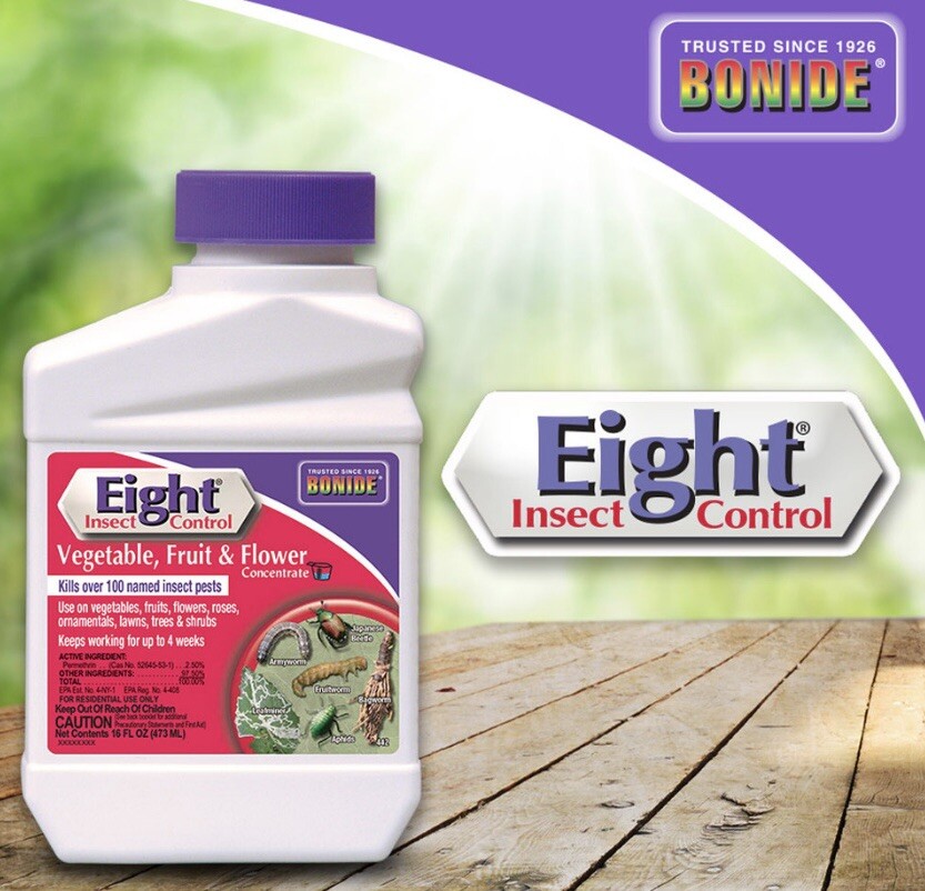 Bonide Eight Insect Control Vegetable, Fruit & Flower,16oz Insecticide