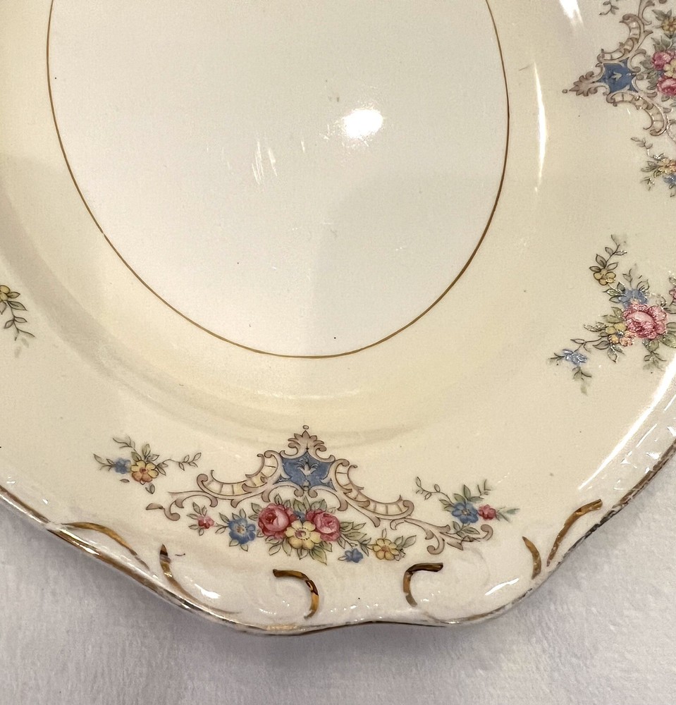 Platter Homer Laughlin Eggshell Georgian A45N5 Oval 12" Serving Platter