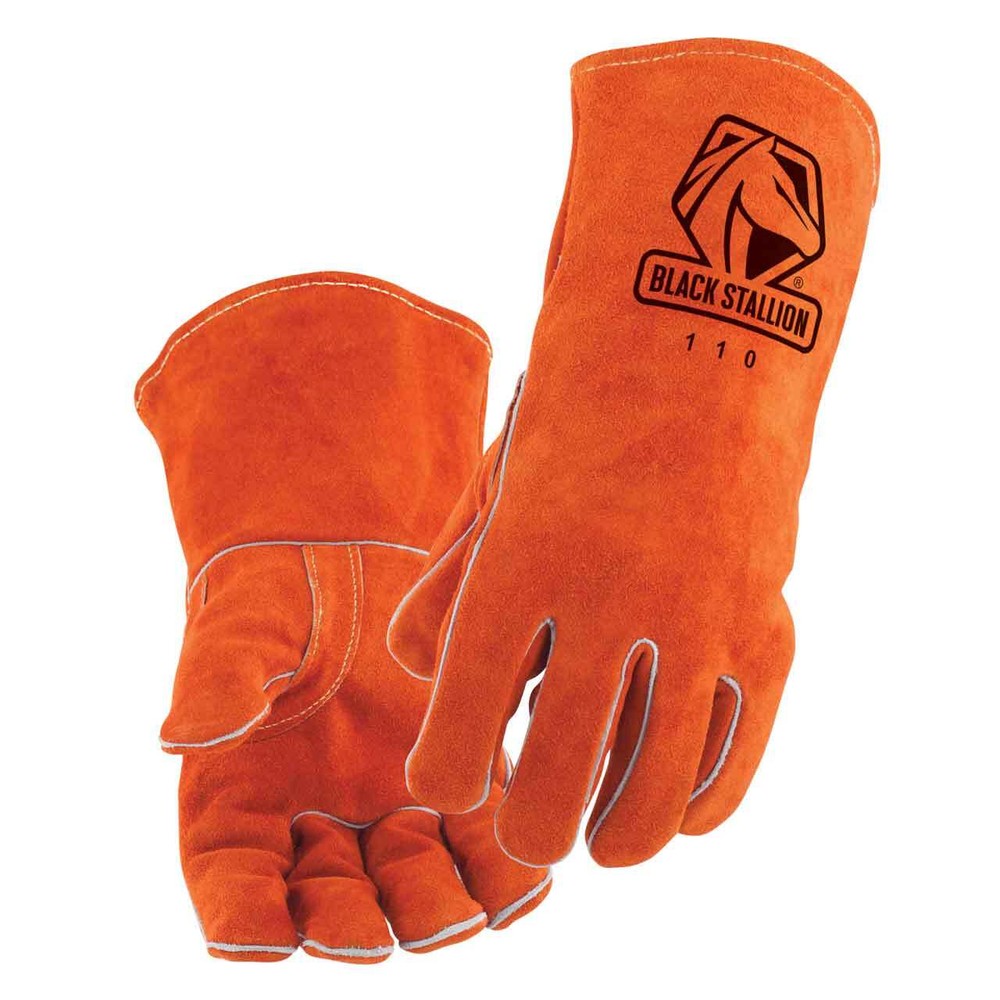 Black Stallion 110 Standard Split Cowhide Stick Welding Gloves X-Large