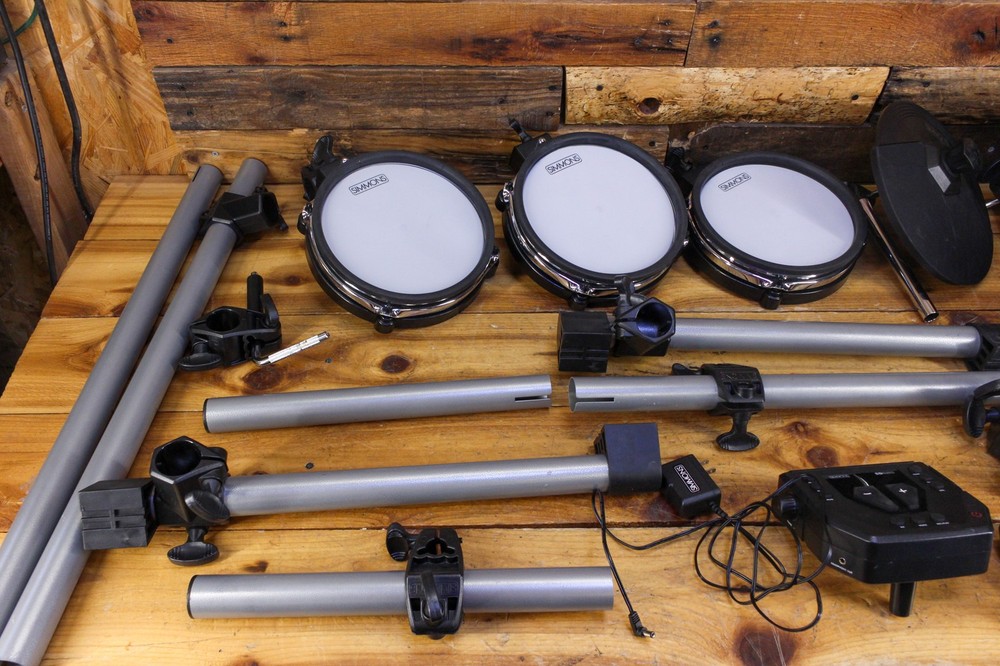 Simmons SD350 Electronic Drum Kit With Mesh Pads MISSING ITEMS