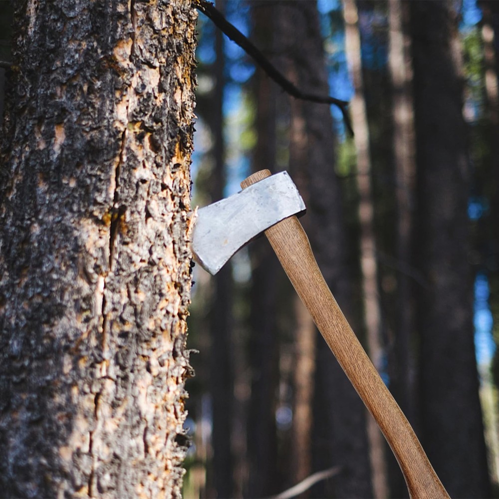 2-Pack Axe Handle , 17in+23.6in Hatchet Handle , Wood Handle for Axe Pick Axe
