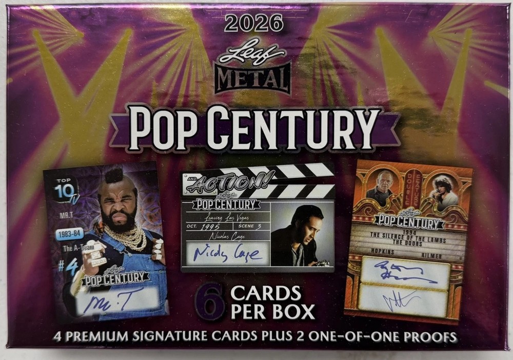 2026 Leaf Pop Century Factory Sealed Hobby Box