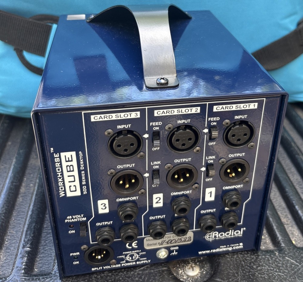 MINT API 512C Mic Pre + 550A Equalizer +Cube Radial Workhorse Desktop Power Rack