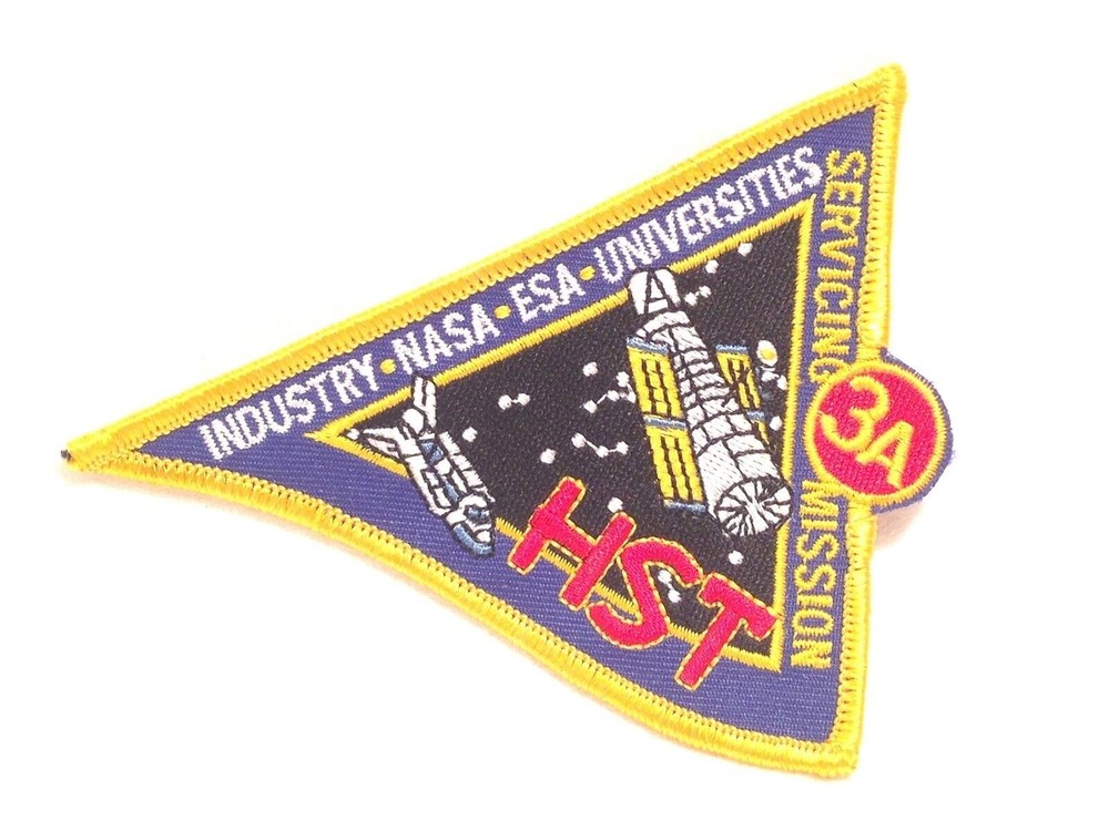 NASA Patch STS-103 Space Program HST-3A HUBBLE TELESCOPE Servicing Mission 4"