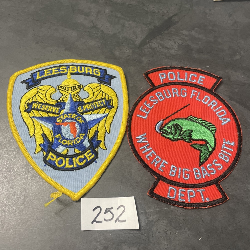 Leesburg FL Police Patch -252