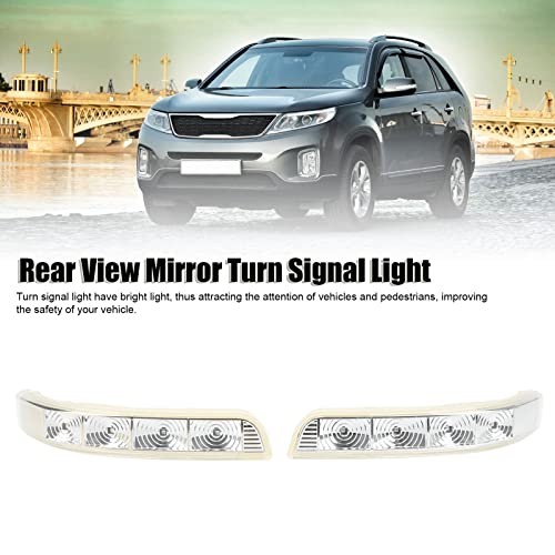 1 Pair 12V Car Rear View Mirror Side Turn Light ABS Low Voltage Consumption
