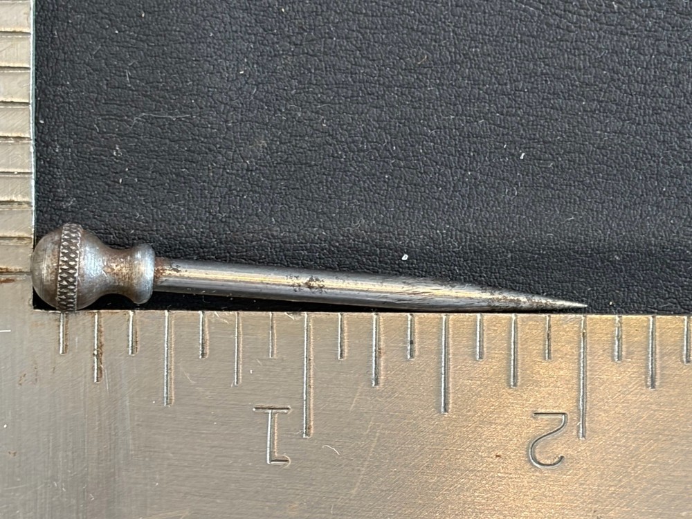 Vintage Drafting Scriber Points Lot Of Two Knurled Handle Layout Tools 2” Long