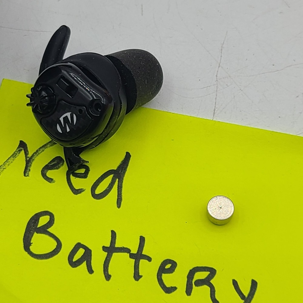 Walker's Silencer Earbuds Bluetooth Sound Activated Compression- NEED BATTERY