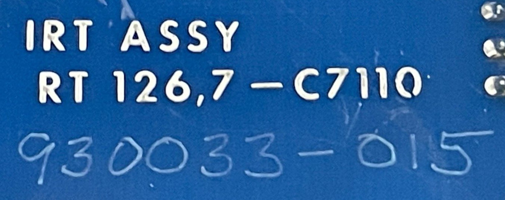 USED IRT 126.7-C7110 Circuit Board