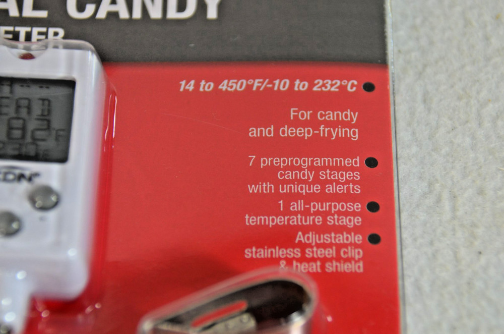 CDN Digital Candy Thermometer Model DTC450 Pre-Programmed & Programmable New