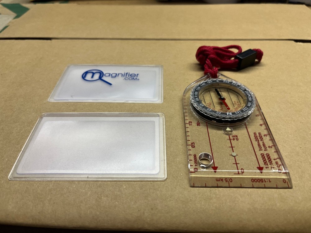 WL-2Fire Prepper Survival Fire Starter & Map Compass Kit for Camping & Preppers