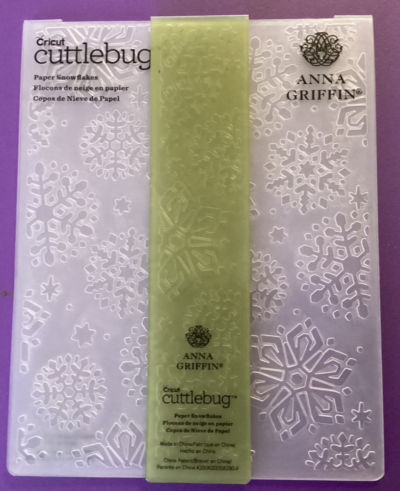 Anna Griffin Paper Snowflakes Embossing Folder
