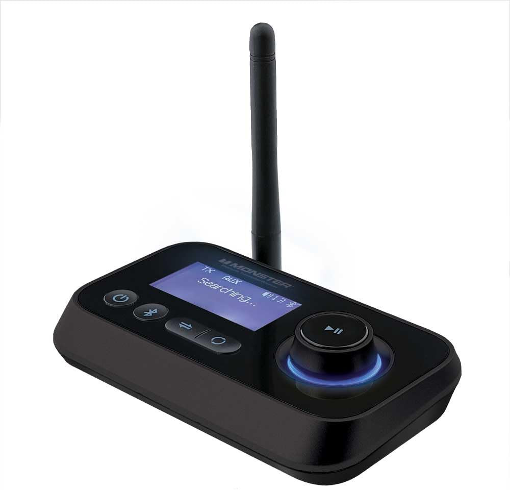 Monster Bluetooth Transmitter & Receiver, 2-In-1 Bluetooth Audio Adapter, Stream