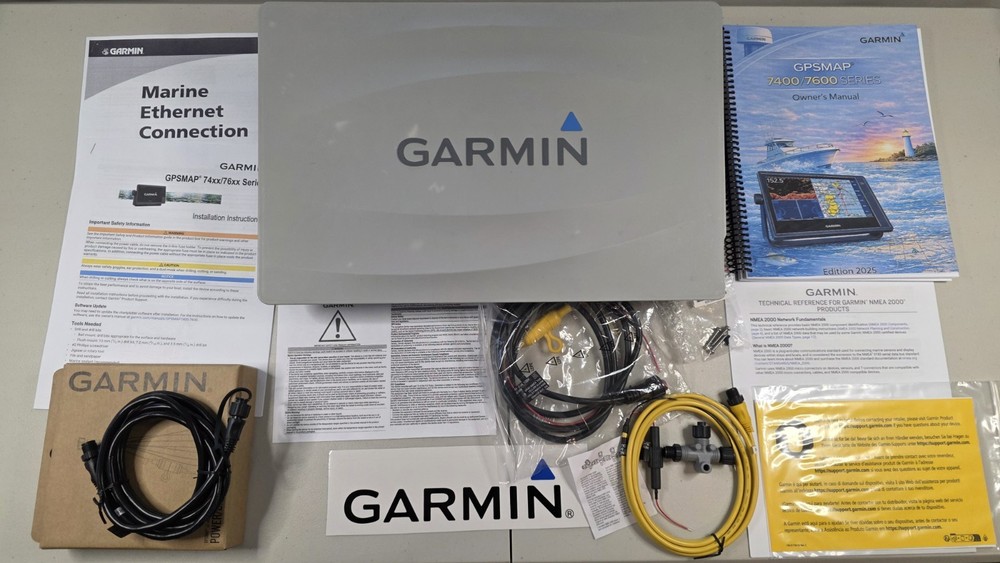 Garmin GPSMAP 7616 16" Marine Chartplotter GPS Fishfinder – Excellent Condition: