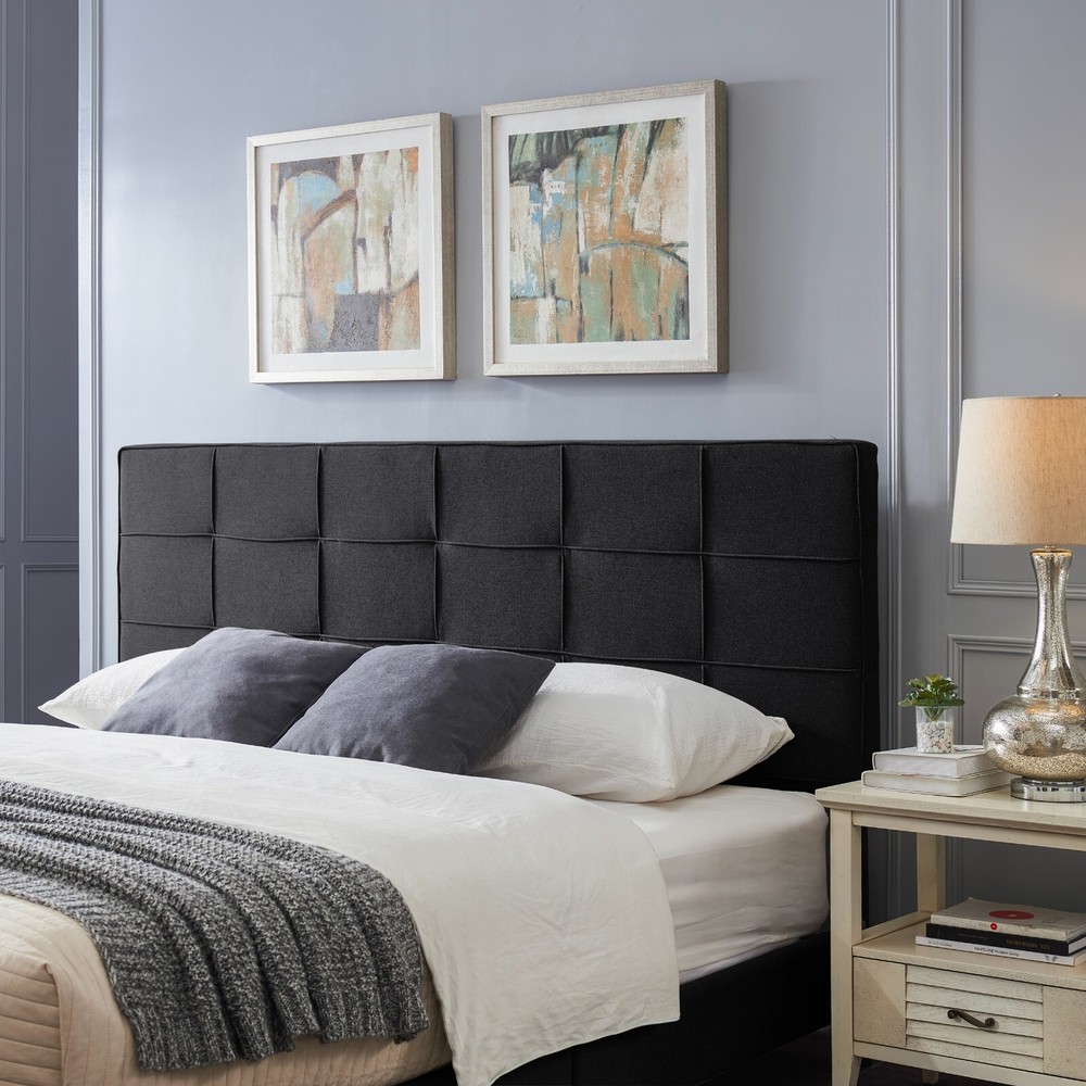 Messyah Contemporary Upholstered King/Cal King Headboard