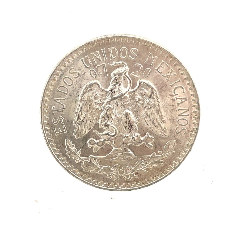 1943 Mexico Silver 50 Centavos GEM UNC KM 447