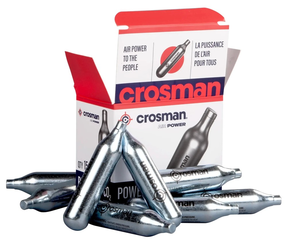 Crosman Powerlet CO2 Cartridges 12-gram 15-Count