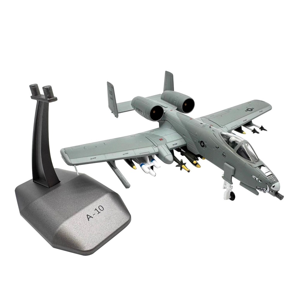 16cm Alloy 1:100 Scale Model A-10 Warthog Attack Aircraft with Display Stand