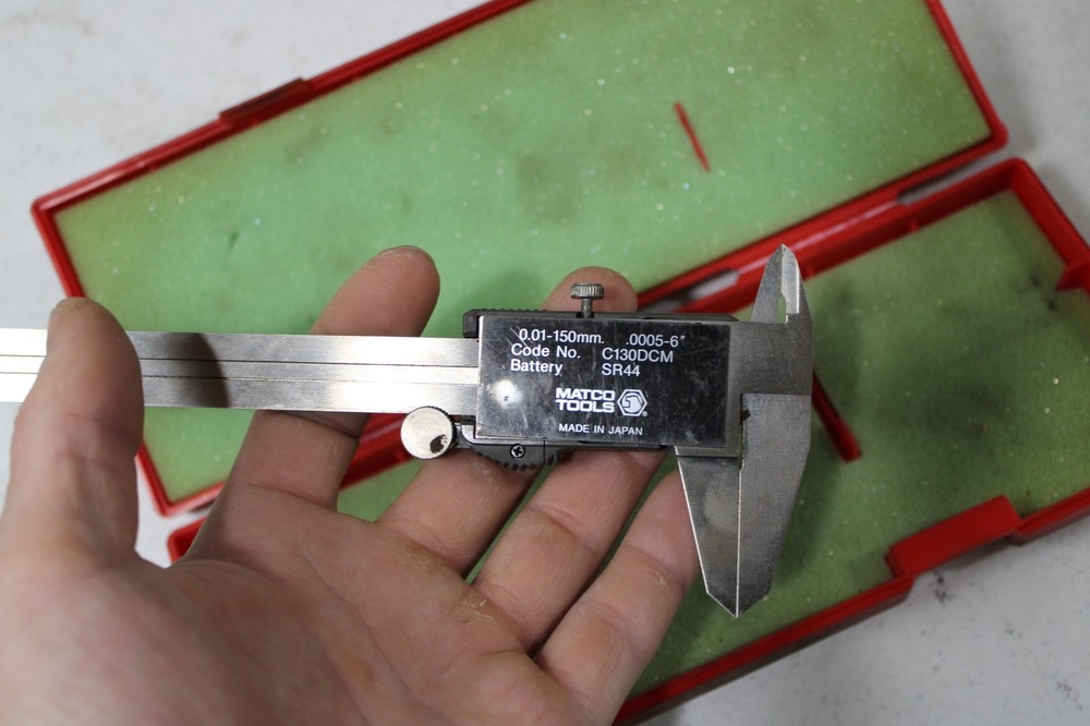 MATCO C130DCM (MITUTOYO) 6-INCH DIGITAL CALIPER!